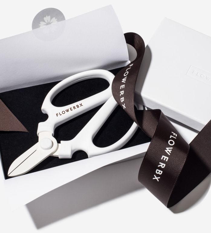 Floral Scissors and Box