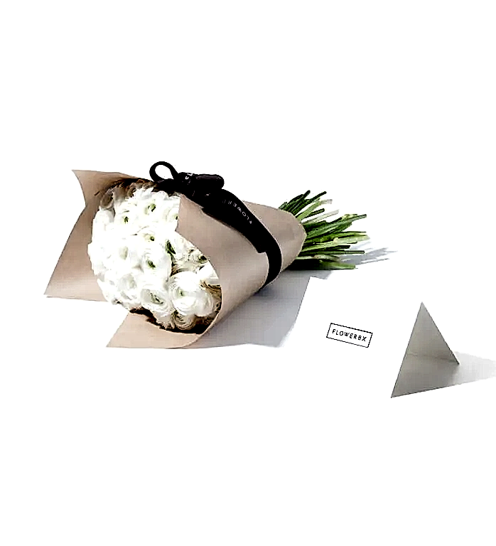 50 stems wrapped in our signature gift wrapping