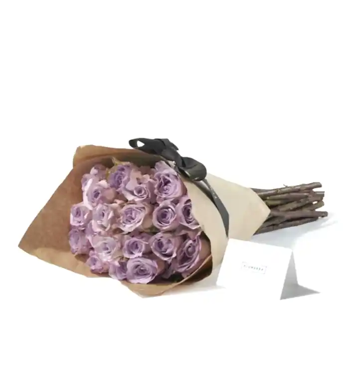 20 Memory Lane Rose stems wrapped in our signature gift wrapping