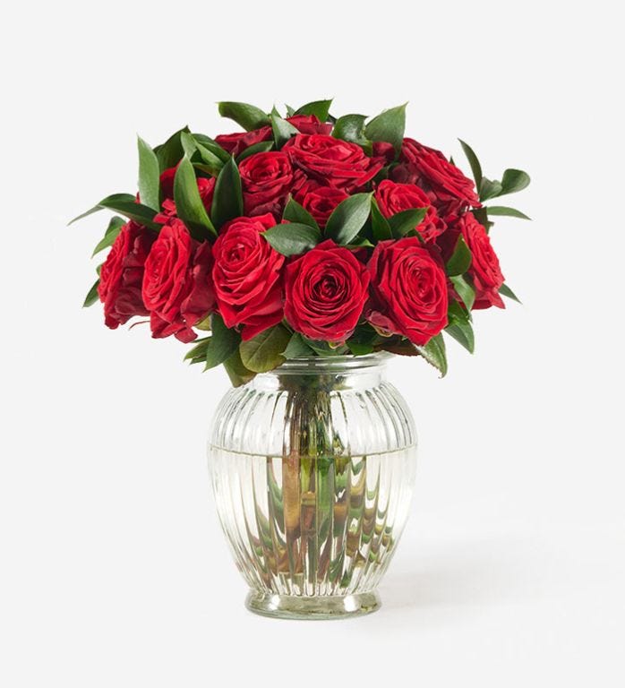 Red - Classic in a Royal Windsor Vase