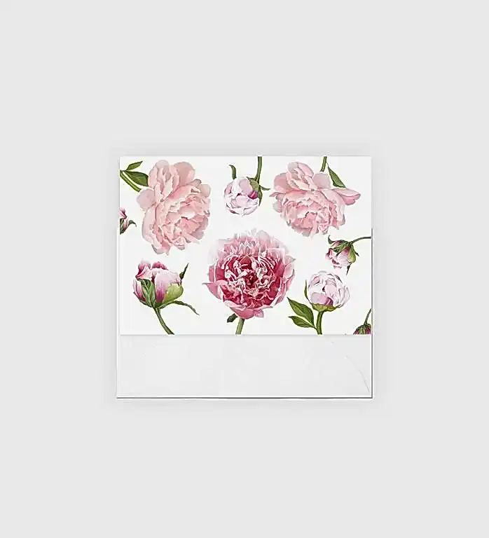 The Peony Card - Pink