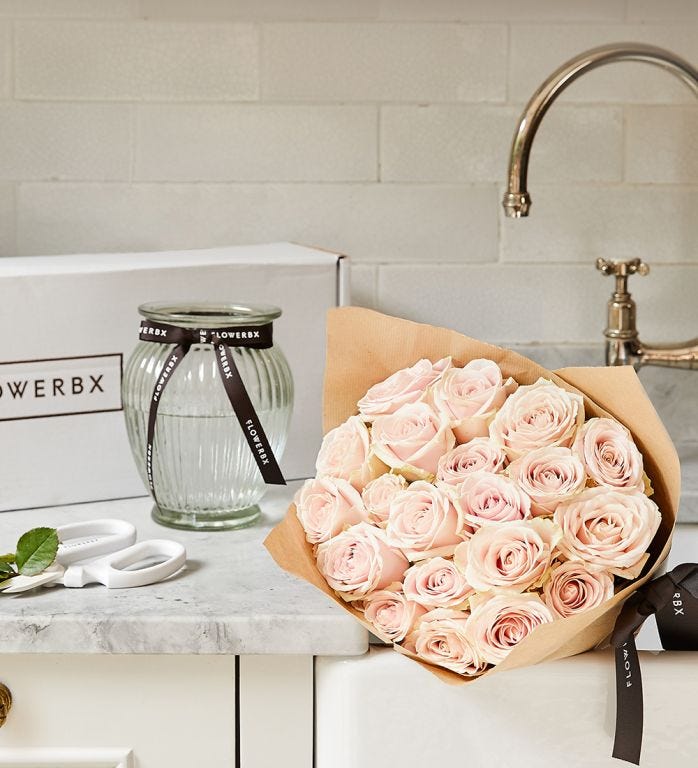 Enjoy 20 stems of bestselling Pink Mondial Roses as your first delivery