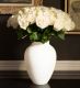 100 Ivory Avalanche Roses in a Large Mayfair Blanc