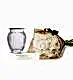 Peony and Vase Gift Set - Cotton Cloud Peonies, Royal Windsor Vase, Sea Salt Truffle