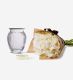 Peony and Vase Gift Set - Cotton Cloud Peonies, Royal Windsor Vase, Sea Salt Truffle