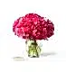 Peony and Chocolate Gift Set - Framboise Peonies and Charbonnel et Walker Sea Salt Caramel Chocolate Truffle - Please note vase in not included