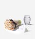 Daffodil Vase Set - 50 Over Easy Daffodils with a Royal Windsor Vase