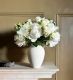 Cotton Cloud Ivory - Classic in a Small Mayfair Blanc Vase