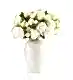 Cotton Cloud Ivory - Extraordinary in a Large Mayfair Blanc Vase