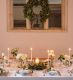 Winter White Wreath with Sage Ribbon
