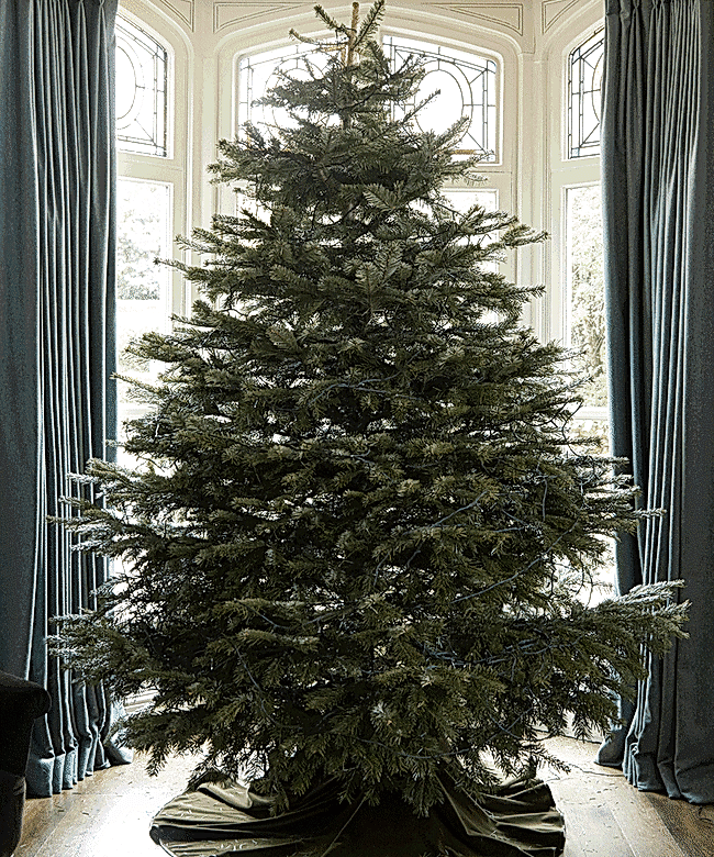 floral Christmas tree